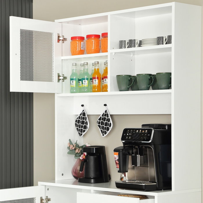 Hanah Home Armario Multiusos Grano 96 - Blanco Hanah Home Armario Multiusos Grano 96 - Blanco